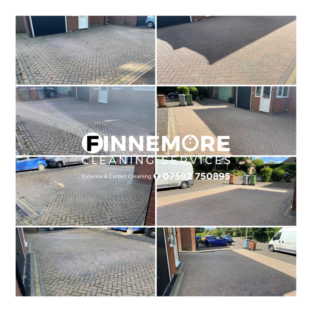 Large Driveway Pressure Washing Norwich - Finnemore Cleaning Services