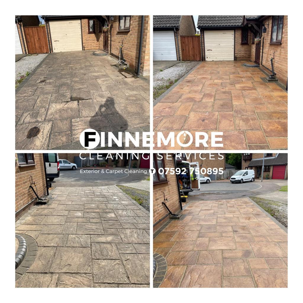 Paved Driveway Pressure Washing Norwich - Finnemore Cleaning Services